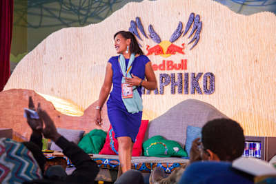Social entrepreneur Renshia Mauel, founder of Grow Box, at Red Bull Amaphiko Academy