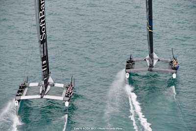 Team Artemis held a very tight lead on Soft Bank Team Japan