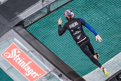 Peter Burling's speed and determination