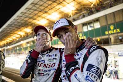 More bad luck for Toyota’s drivers Toyota drivers react to their car breaking down at the 2017 Le Mans 24 Hours endurance race in Le Mans, France on June 17, 2017.