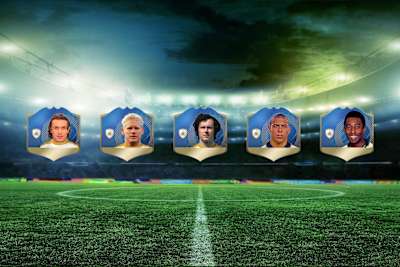 A screenshot of various Icons from FIFA 18