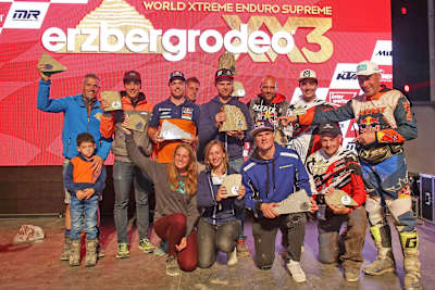 Das Podium beim Erzbergrodeo-Prolog