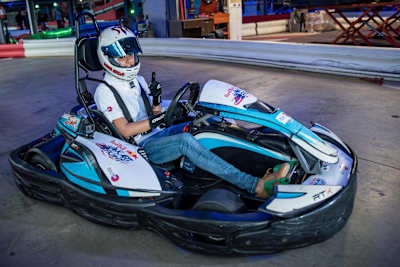 Mira Erda is supporting Red Bull Kart Fight