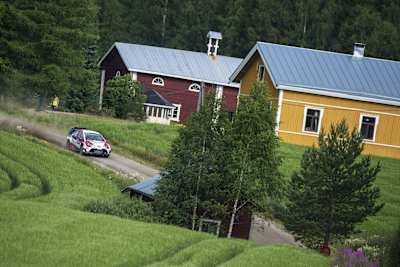 The chicanes weren’t universally popular Juho Hänninen perform during the FIA World Rally Championship 2017 in Jyvaskyla, Finland.