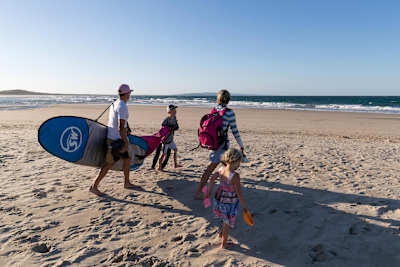 Pour Braden Currie, l'entraînement est important mais le temps avec sa famille et ses enfants aussi.