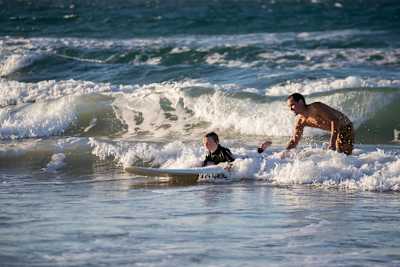 L'entrainement est important, mais le temps avec sa famille et ses enfant l'est aussi pour Braden.