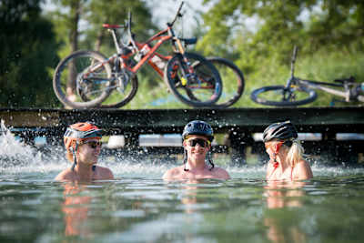 Am Ende wartet die Abkühlung!