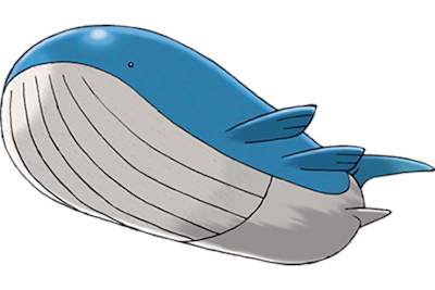 It is categorised as the Float Whale Pokémon