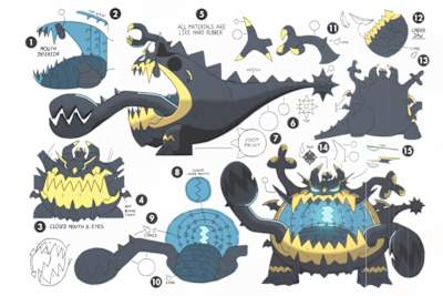 Guzzlord is maybe the creepiest of all Pokémon