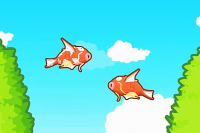 They’re hopping, not splashing