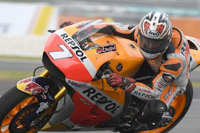 Hiroshi Aoyama durante el GP de Malasia 2016 de MotoGP.