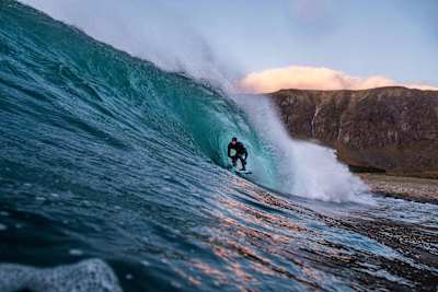 Mick Fanning way up north