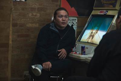 格闘ゲームシーンに存在する二人の似たものがシーンを語る