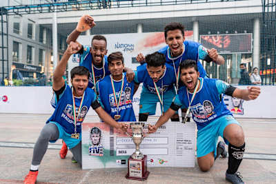 Hyderabad Sporting FC, winners of Neymar Jr's Five 2017 National Finals
