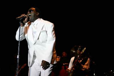 Al Green performs at Memphis' Beale Street Music Festival.