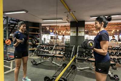 Focus on shoulders, arms and back, and warm up properly