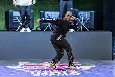 B-Boy Pelezinho performing at Red Bull BC One