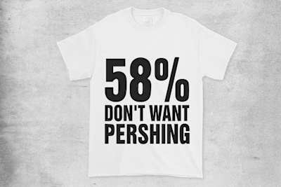 T-shirts get political with designs by Katharine Hamnett