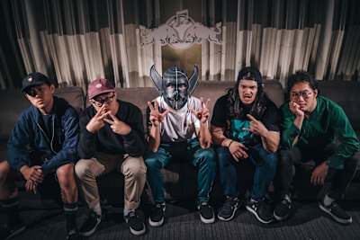 （左起）柏瑞、阿霖、仲宇、Ikepy及大君。