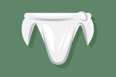 An illustration of the sort of nappy worn by Parliament-Funkadelic bass player Garry Shider.