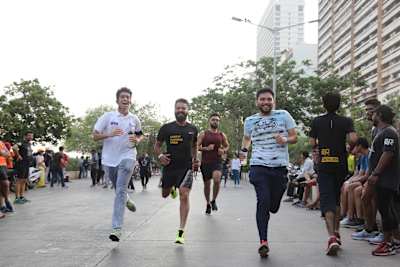 Mumbai Running members at Marine Drive