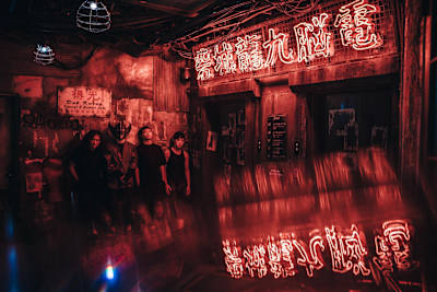 Flesh Juicer 血肉果汁機東京行成員，柏瑞、大君、仲宇、阿霖。