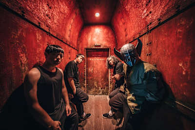 Flesh Juicer 血肉果汁機東京行成員，柏瑞、大君、仲宇、阿霖。