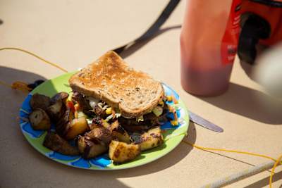 Ross Edgley might be struggling to get as many calories as he needs, but that doesn't mean the food can't sometimes be tasty.
