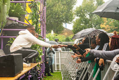 Maleek Berry performing at Red Bull Music Sound System 
