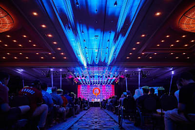 The main stage area at QuakeCon 2018.