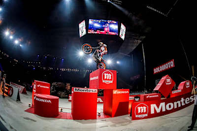 2018 Xトライアル世界選手権 第5戦 スペイン。プラットフォームゲームのステージみたい。