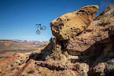 Brendan Fairclough competing at Red Bull Rampage.