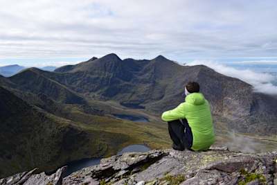Forrest looking out across Carrauntoohil