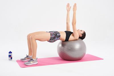 Trening s pilates loptom