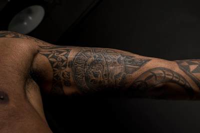KL Rahul's clock tattoo