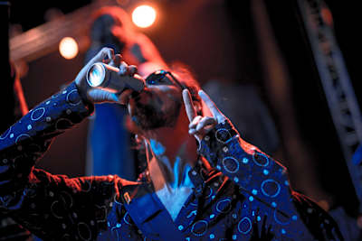 Spectator enjoying the show