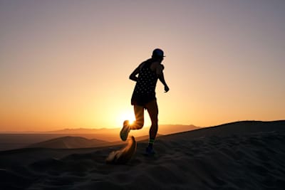 At 2,000m above sea level, the nights on the Ultra Gobi are bitterly cold