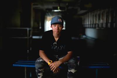 BMXライダー、中村輪夢。