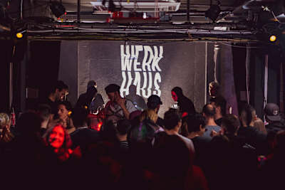 Crowd and stage at Minimal Force, Werkhaus