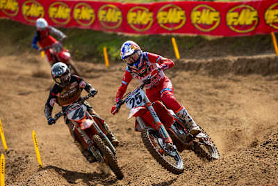 Marvin Musquin races at Round 6 of the AMA Motocross Series at Millville Motocross in Spring Creek, Minnesota, USA on 19 September, 2020.