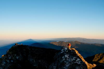 Vistas panorámicas desde la cima del Volcán Barú, Panamá