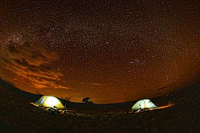 Pole namiotowe - poradnik, rowerowy bikepacking