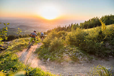 Viel Sonne und viele Trails in der MTB Arena Sasbachwalden