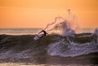 Mick Fanning surfs at Bells Beach in 2016.