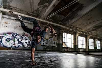 B-Boy Junior dancing