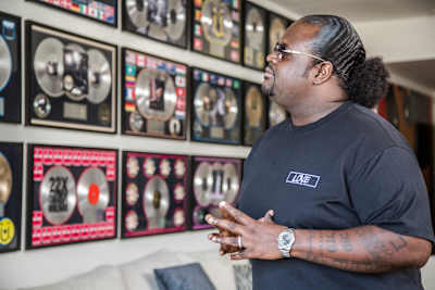 Jason "Poo Bear" Boyd is seen in his house at Sunset Strip in Los Angeles, California on July 8, 2016