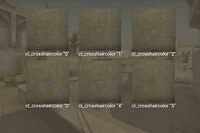 CS:GO Crosshair Renk Kodları (cl_crosshaircolor)