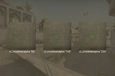 CS:GO Crosshair Şeffaflık Kodları (cl_crosshairalpha)