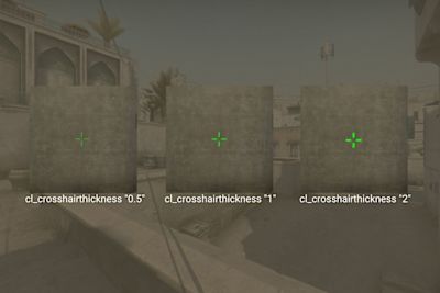 CS:GO Crosshair Kalınlık Kodları (cl_crosshairthickness)