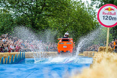 Making a splash at Red Bull Soapbox Race London